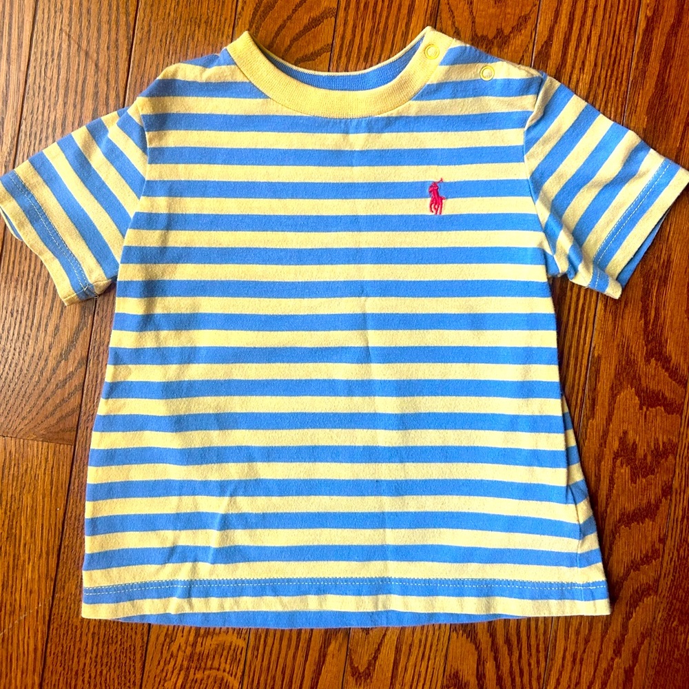 Ralph Lauren Cotton Jersey Tee Crew Neck 12m (12 months)